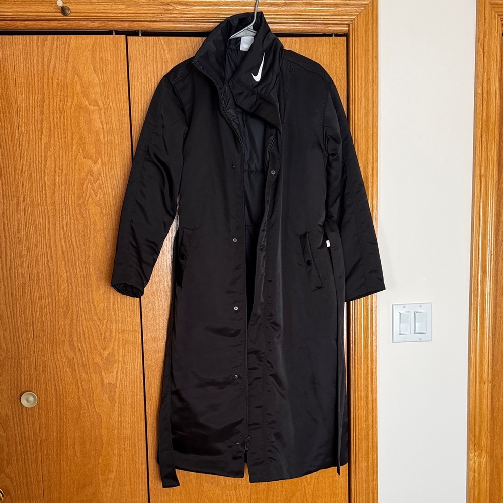 Nike Black Full-Length Coat